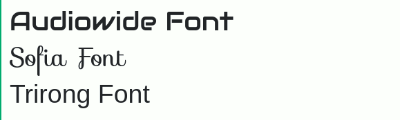 using 3 Google fonts